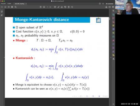 Monge-Kantorovich distance and PDEs