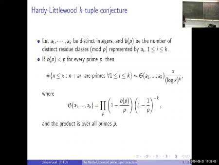 Ramanujan sums and the Hardy–Littlewood prime tuple conjecture