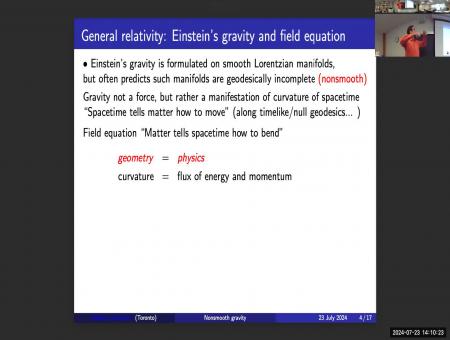 Trading linearity for ellipticity: a nonsmooth approach to Einstein's theory of gravity and Lorentzian splitting theorems