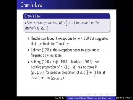 Mean values of Hardy's Z-function and weak Gram's laws