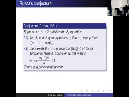 On some open problems about polynomials