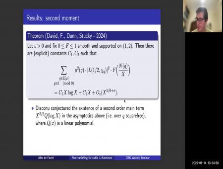 Non-vanishing for cubic Hecke L-functions