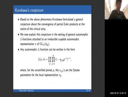 Euler products inside the critical strip